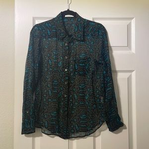 Equipment Leopard Shirt